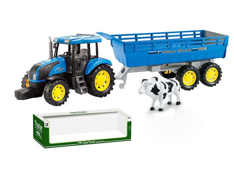 Friction Farm Tractor With Light And Music