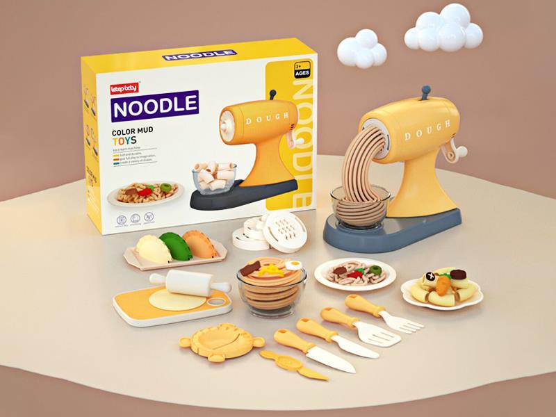 Simulated Noodle Machine Colored Mud