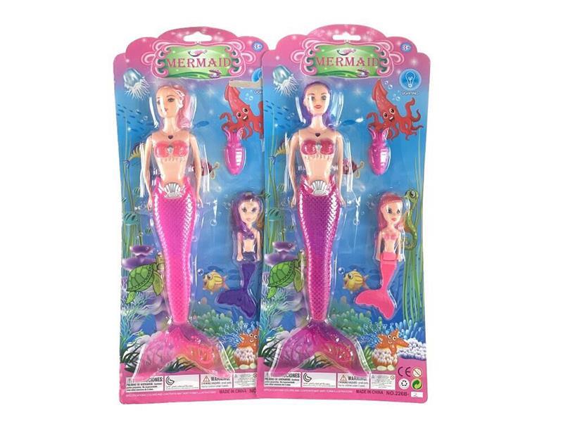 A 34-Centimeter Real-Body Illuminated Mermaid + A 5-Inch Mermaid