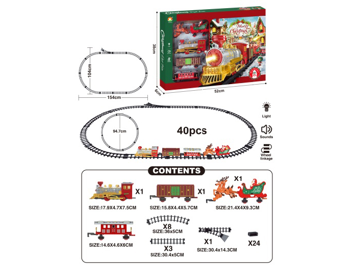 Classical Electric Rail Train (Christmas Model)