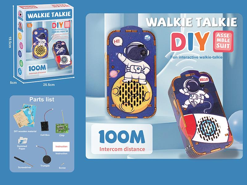 DIY Wooden Astronaut Walkie-Talkies
