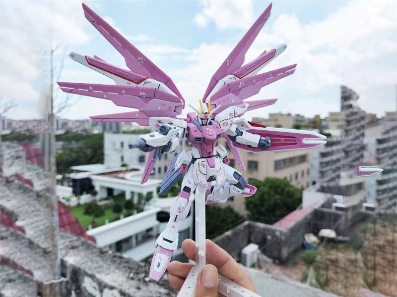 Starlight Cherry Blossom Free Assembly Model Gundam Model
