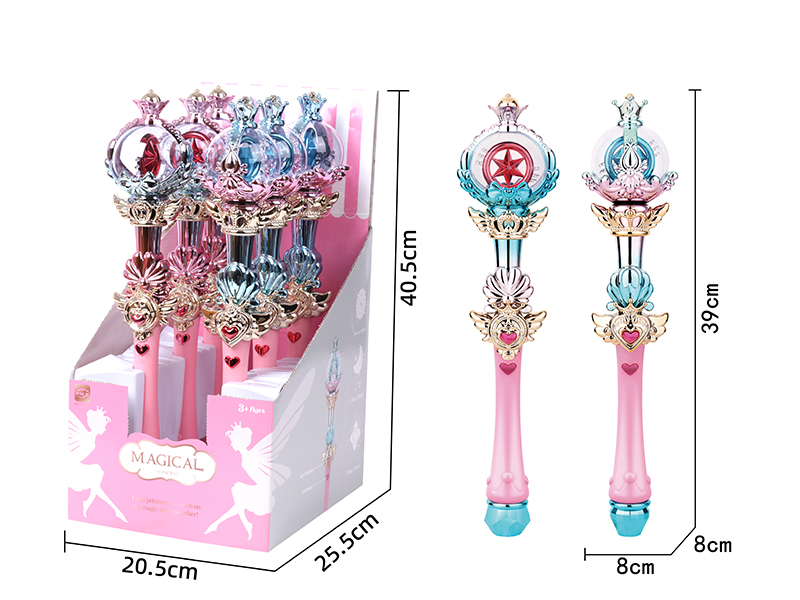 Electric Magic Stick With Sound And Light,Music 6pcs