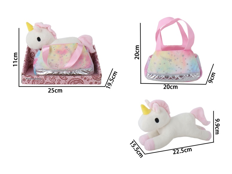 Large Unicorn + Bag