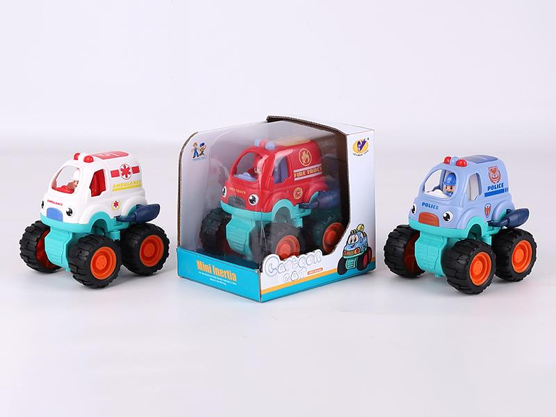 Friction Cartoon Off-Road Special Vehicle