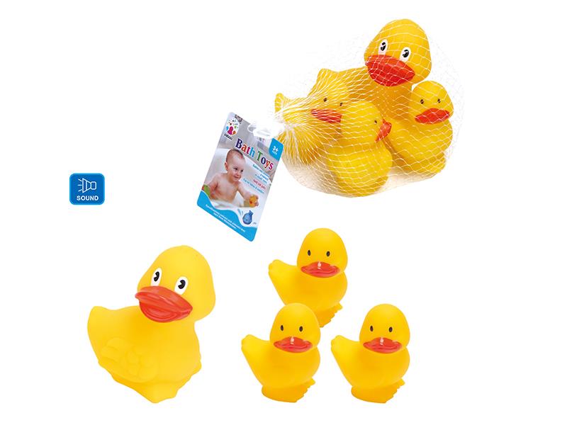 Cute Duck Kids Bath Toy Set