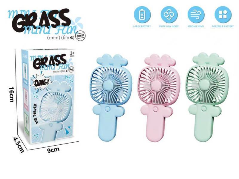 Hold The "Grass" Mini Electric Handheld Fan