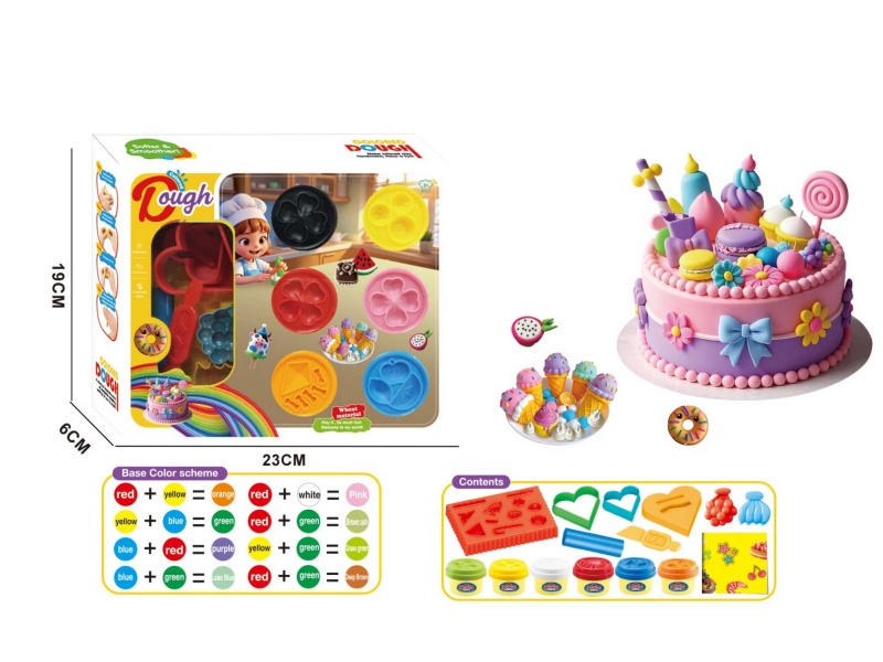 6-Piece Set - Colored Clay Series