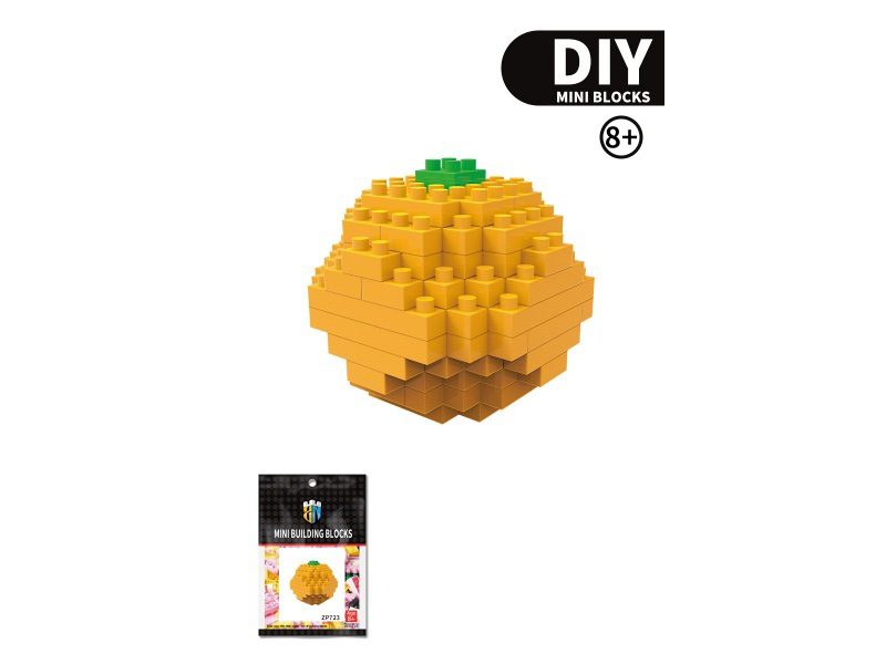 Orange Building Block Fruit Series 98 PCS