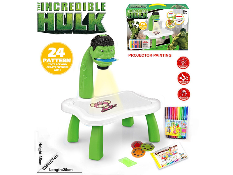 The Hulk Projection Drawing Board(With Music)