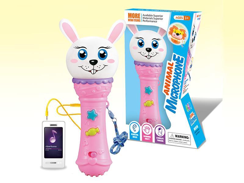 Cartoon Rabbit Microphone