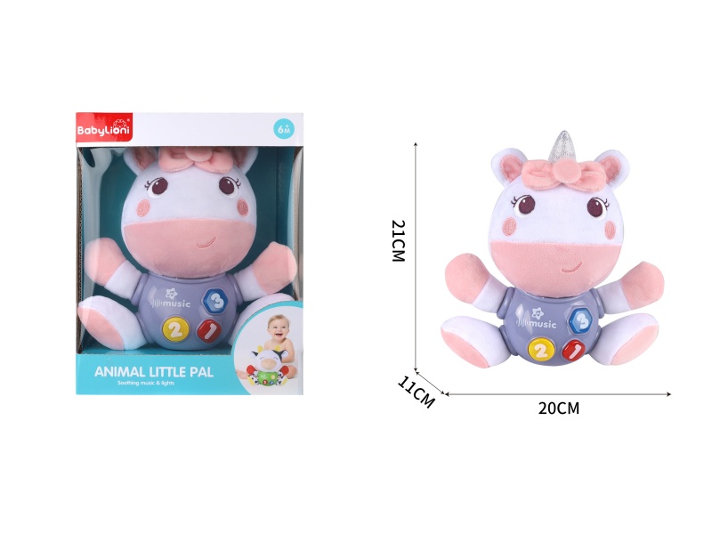 Comfort Doll With Sound And Lights(Unicorn)