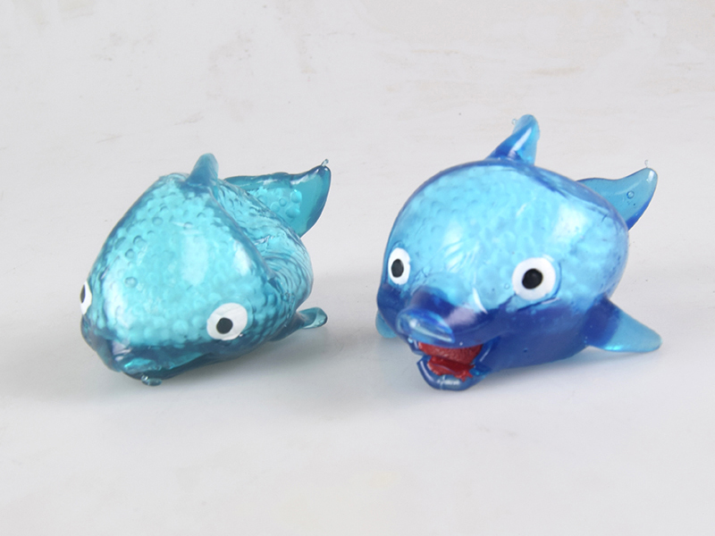 TPR Decompression Vent Dolphin Squeeze Toy