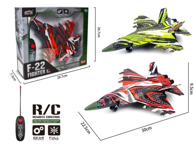 2-Channel  Remote Control Warplane