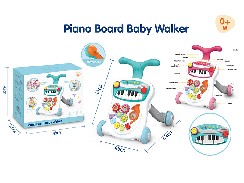 Piano Board Baby Walker