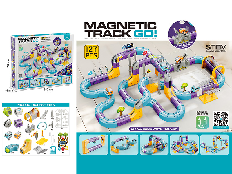 Magnetic Levitation Track Toy 127pcs