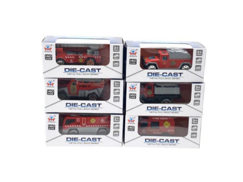Sliding Alloy Fire Truck
