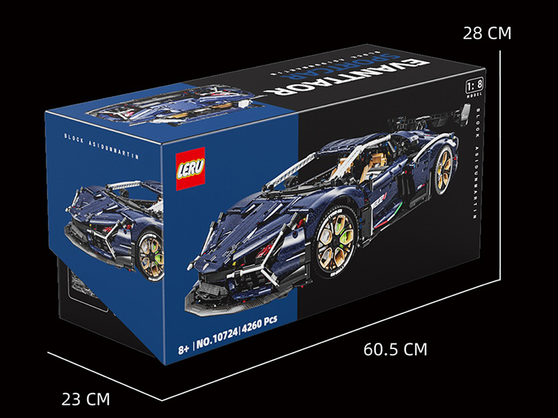 1:8 Car Model Building Blocks 4260PCS