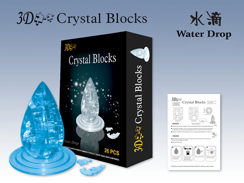26PCS CRYSTAL BLOCK