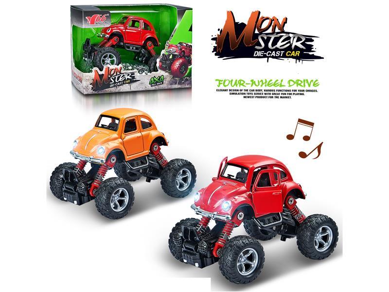 1:36 Q Version Alloy Pull Back Simulation Climbing Wheel