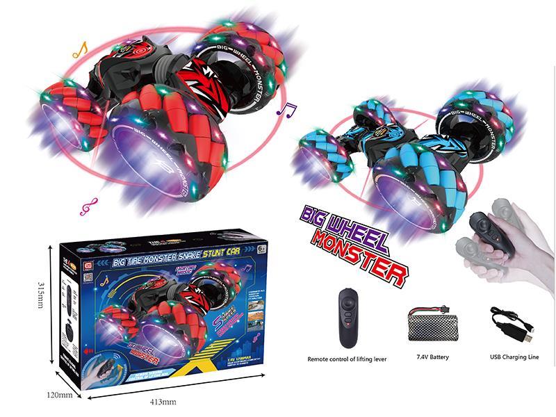 Big Tire Monster Snake Stunt Car With Light And Music