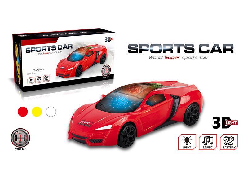 B/O Go And Bump Lykon Sports Car With 3D Lights And Music