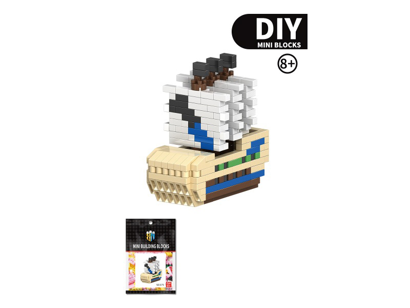 Pirate Ship Series Whitebeard Pirate Ship Building Blocks 268PCS