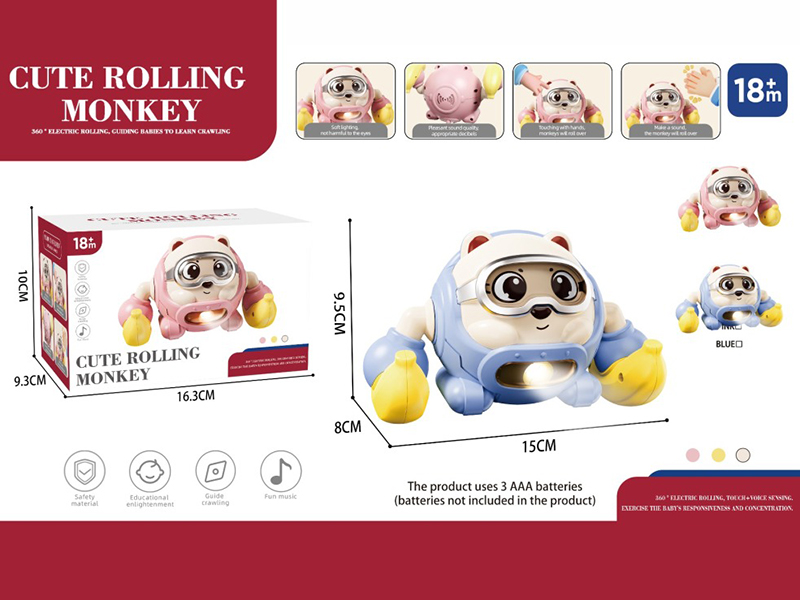 Electric Rolling Bear Toy