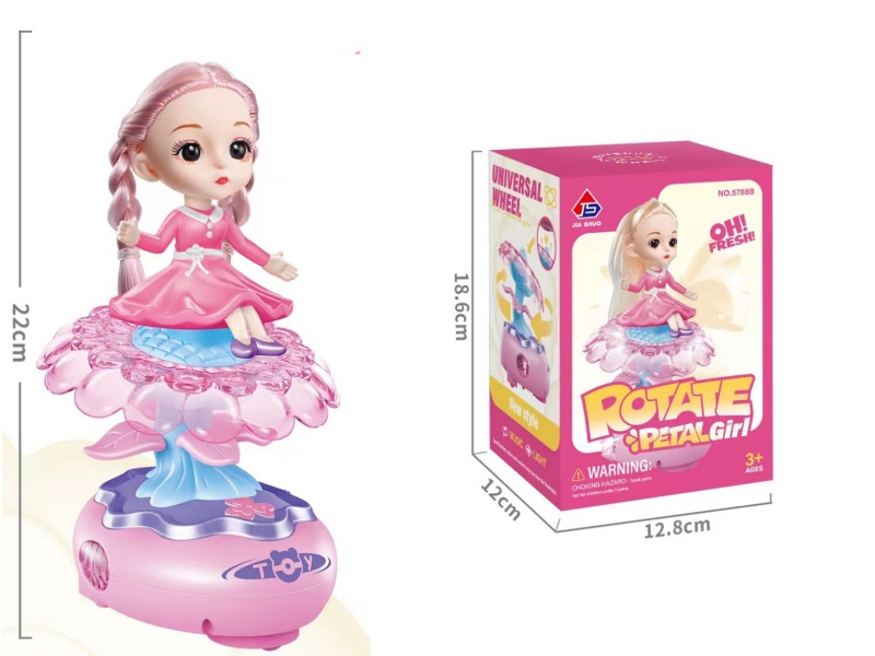 He Flower Girl Brings Lights And Music