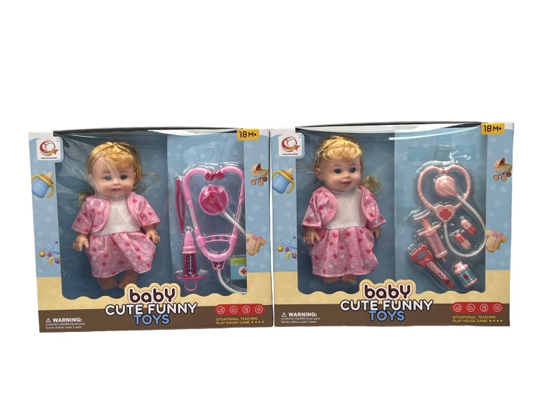 Two Sets Of 10-Inch Plush Toys And Medical Devices Are Mixed Together