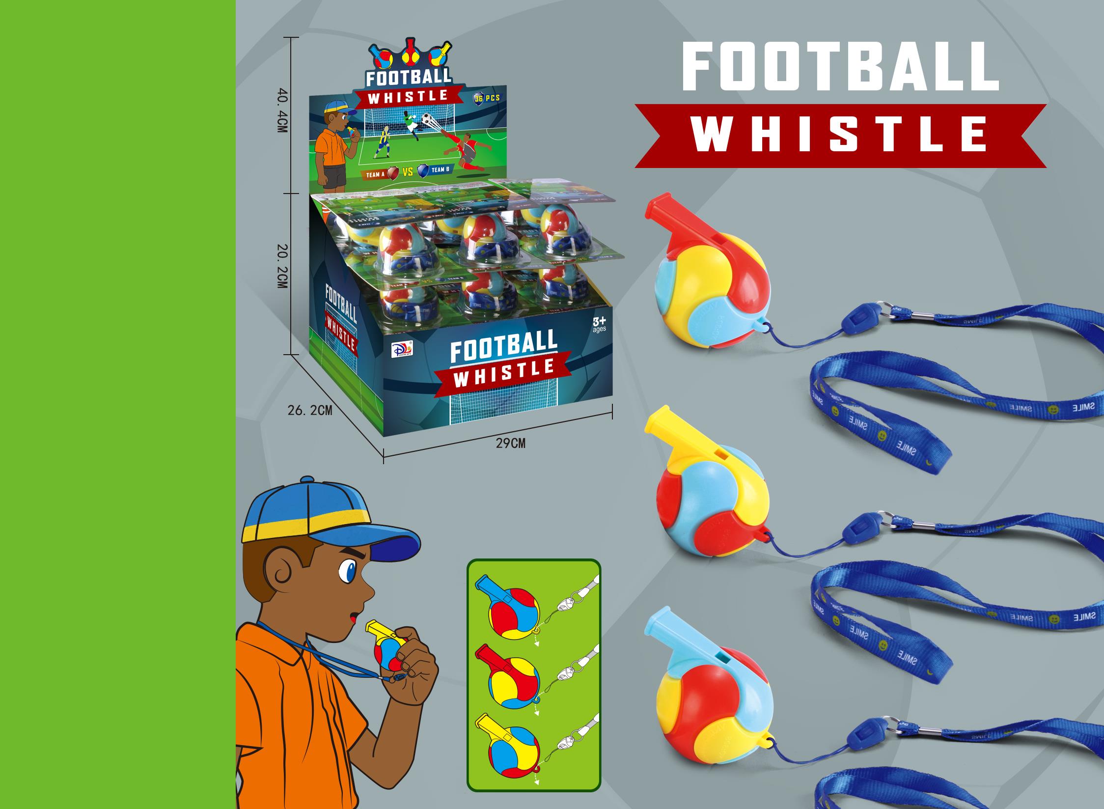 Three-Color Football Whistle Rope
