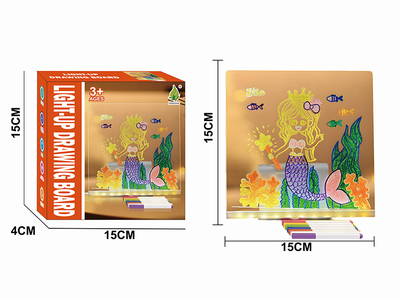Small Size Light-Up Drawing Board - Mermaid