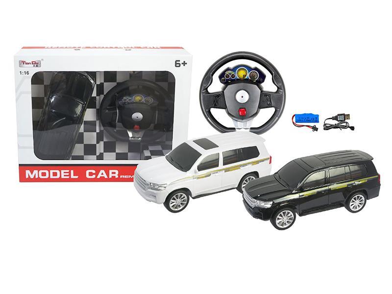 1:16 Four-Way Simulation New Toyota Land Cruiser Remote Control Car With Lights And Regular Remote Control