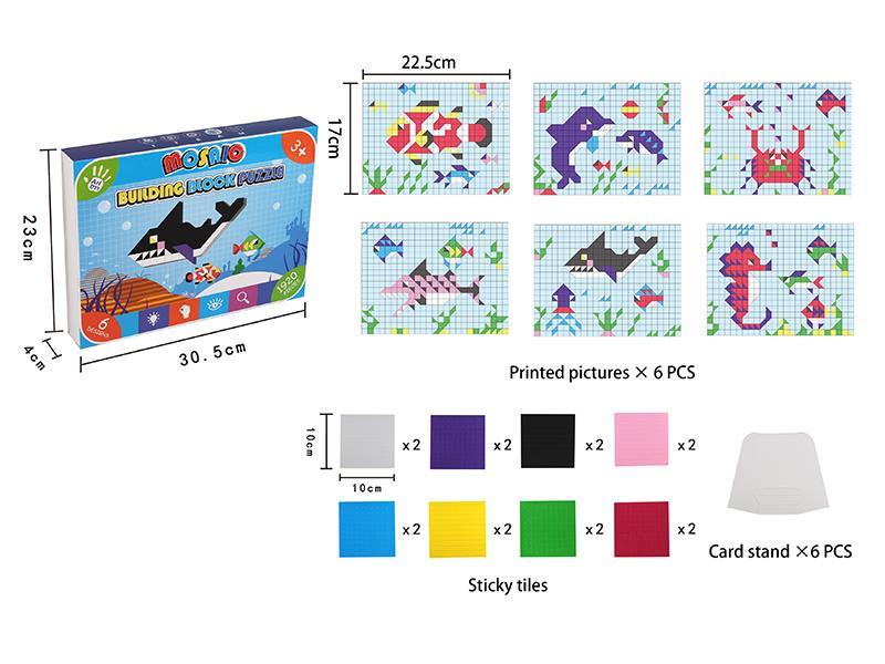 Diy Mosaic Building Block Puzzle-Ocean