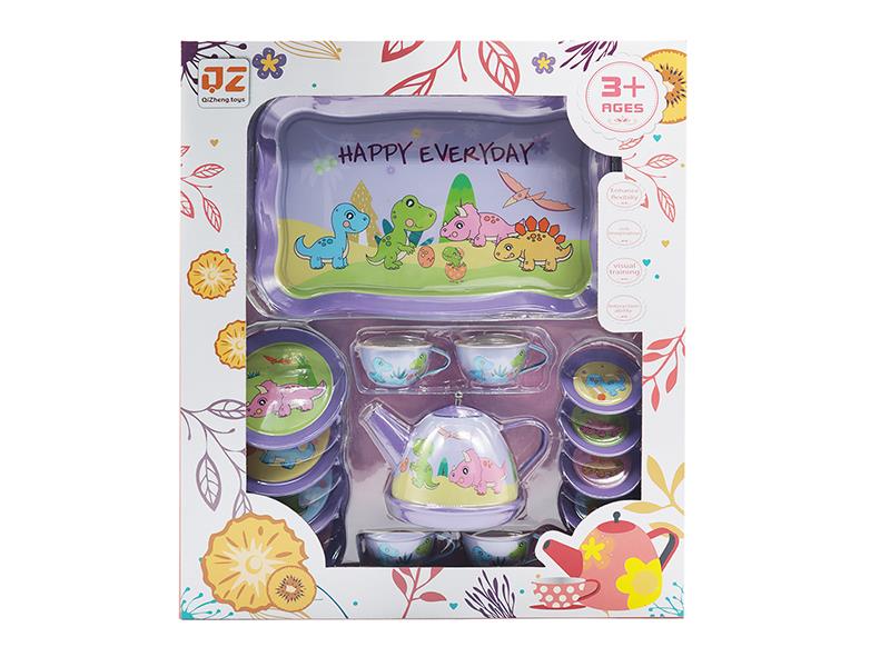Tinplate Tea Set - Dinosaur
