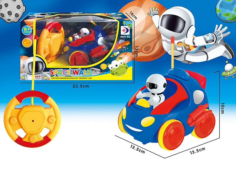2-Channel Remote Control Astronaut Cartoon Car