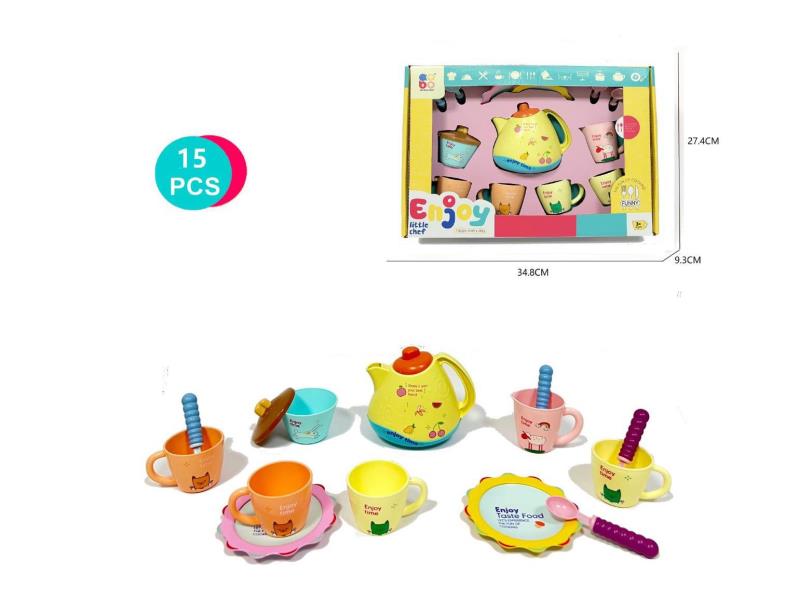 Uv-Printed Cartoon Tea Sets