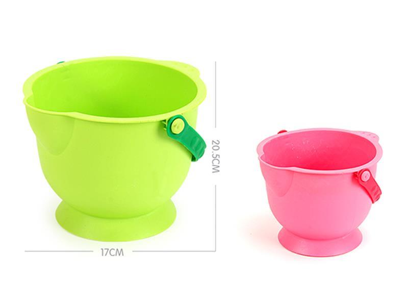 Soft Plastic Flowerpot Beach Bucket
