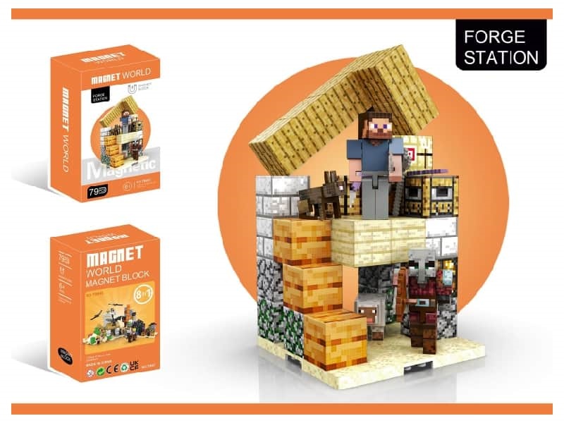 Magnetic Building Blocks-Forge bed