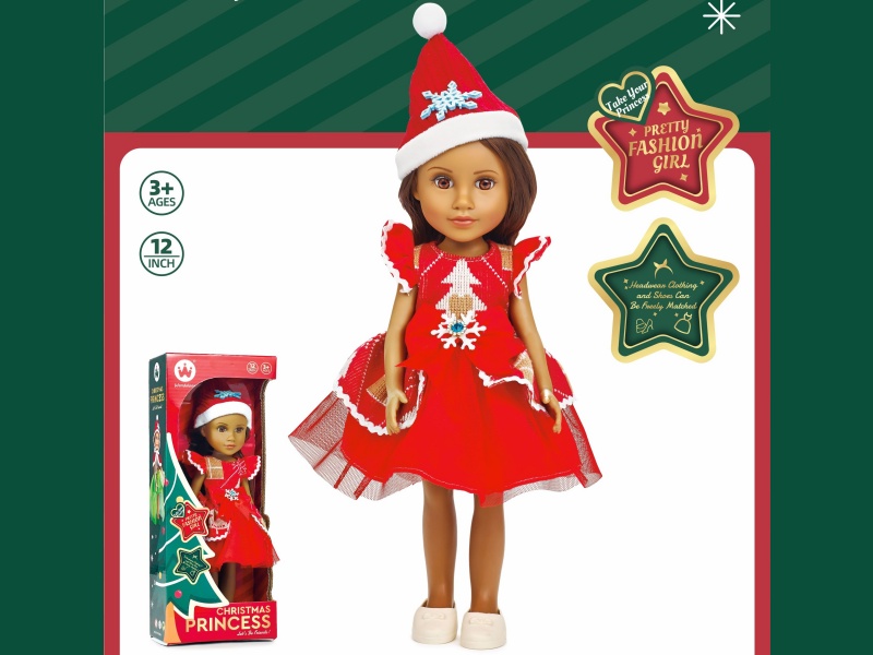 12-Inch Princess Christmas Dress Series (Vinyl)