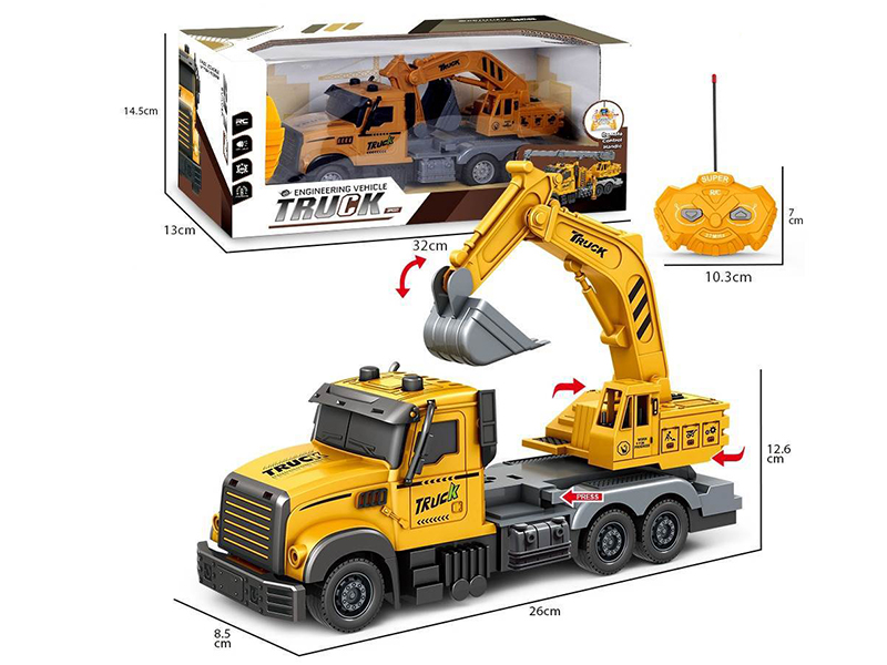 1:30 2CH Remote Control Engineering Excavator(Not Included Battery)
