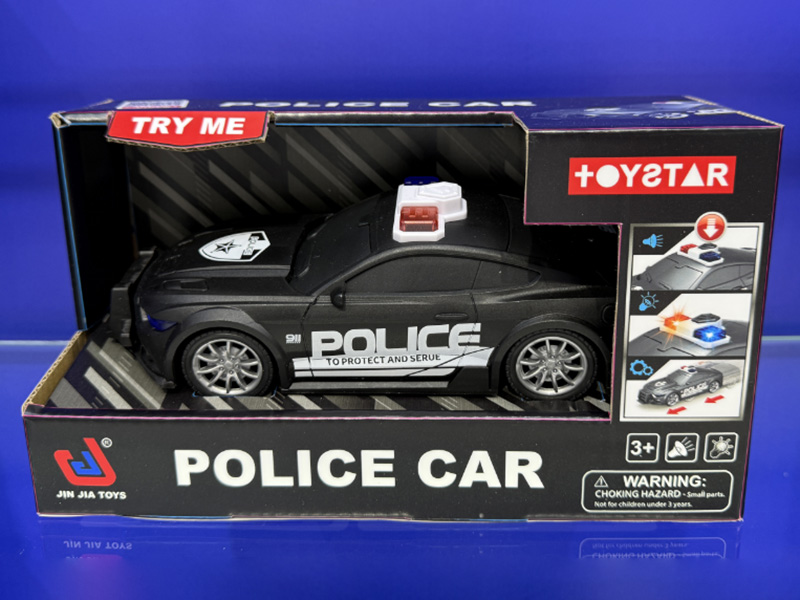 1:18 Friction Police Car(Sound, Lights)