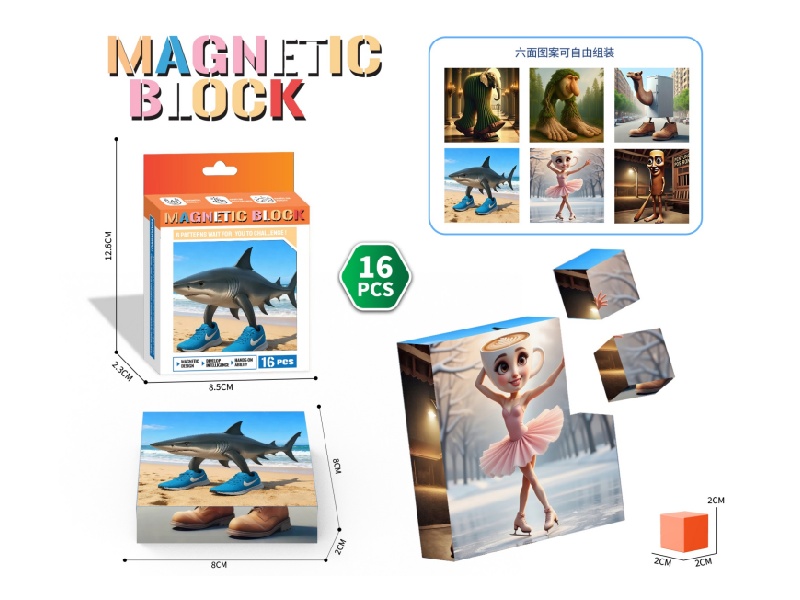 American Shan Hai Jing Magnetic Cube Puzzle