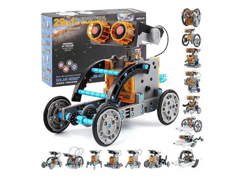 29 In 1 STEM Children's Solar Robot Toy DIY Education STEM Science Set