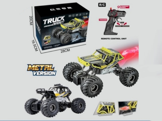 1:14 Four-Way Remote Control Off-Road Climbing Vehicle (With Spray, 27 Frequencies)