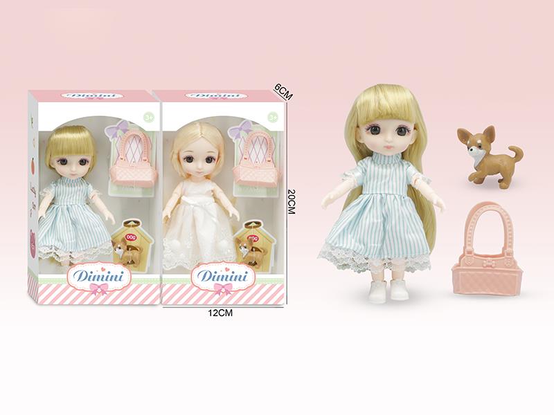 6 Inch Joint Doll Pet Set