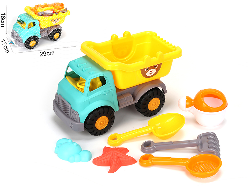7PCS Medium Beach Truck Set