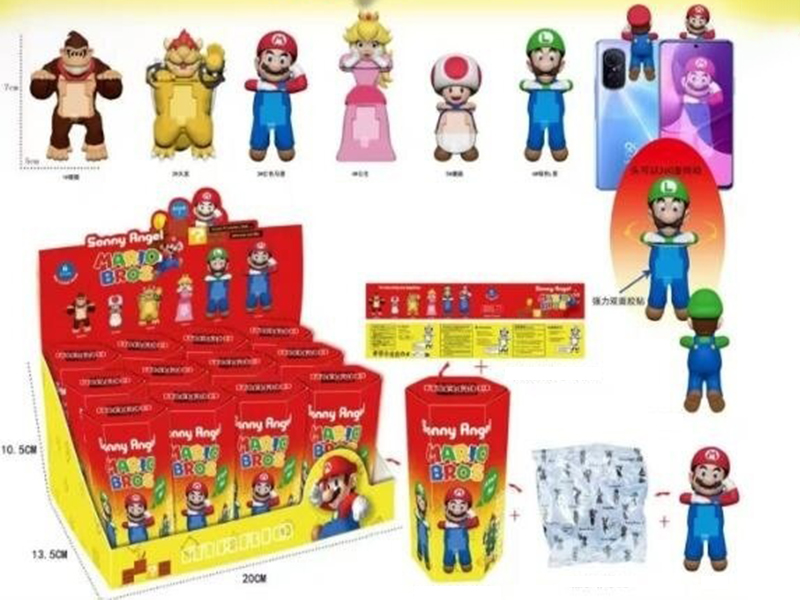 High Quality Super Mario Series Decorative Mini Figures 12pcs