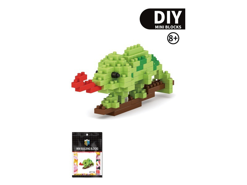 Chameleon Building Blocks Animal Series 111PCS