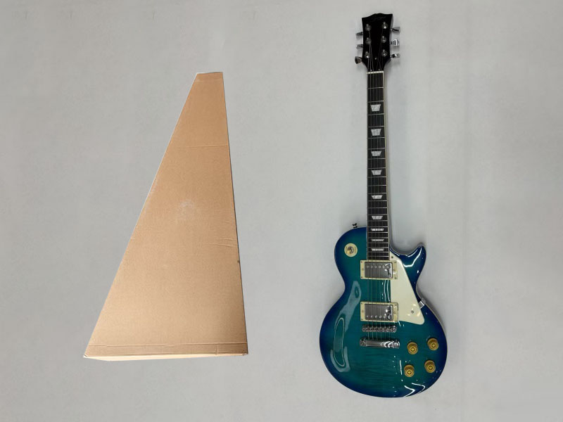 Glossy Surface Wooden Electric Guitar